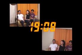 Japanis hairy pussy in action