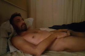 steve wanking in bed