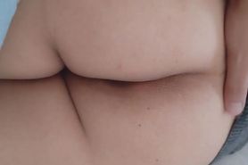 Close up anal play and fingering asshole