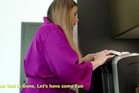 Stepmom my dad is gone can i creampie you now