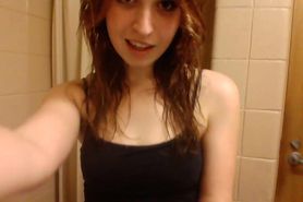 Selfie college teen masturbation