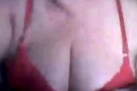 Brazilian granny shows her tits