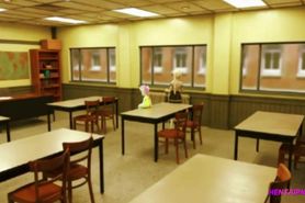 Shemale Horsse Cock Fucks Busty MILF Teacher at School