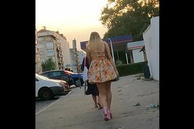 Great Hot Bitch Wearing Dress And Heels 19 07 2023 Cand