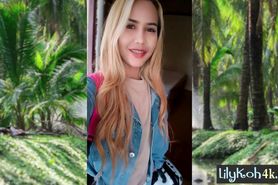 Cute big tits Asian teen posed before masturbation and 