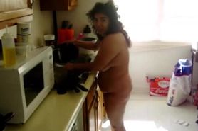 aimee guzman naked in the kitchen