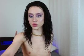 Superb FemBoy with small tits gets horny Webcam Show Pa
