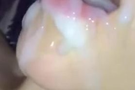 Cum in mouth