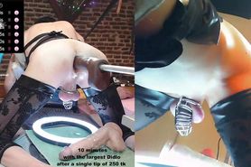 Awesome Crossdresser Anal Drilled by a Fucking Machine 