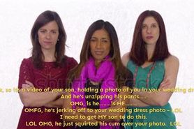 Mother forces son to Jerk