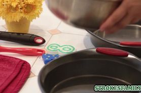 Horny teen stepdaughter sucking stepdads big hard cock 