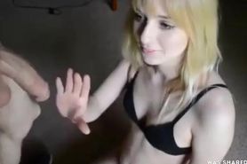 Small Titties Blonde BJ