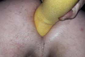 yellow dildo