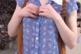 Sweet redhead solo