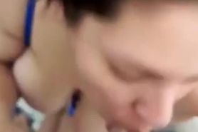 Horny wife Belen Villalba Devouring Thick Cock and Suck