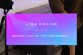 Alizee Lisacokine grosse queue de black plein sa chatte