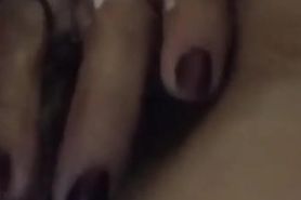 Horny latina masturbation