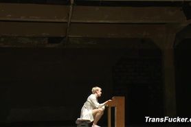 Yasmin Lee giantess fetish scene with Ned Mayhem a tiny