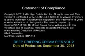 Deep Dripping Cream Pies