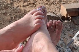 We need someone to pamper and worship our feet