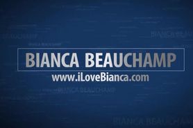 Bianca Beauchamp rubber-room-red-catsuit