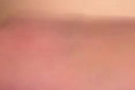 Big tit amateur filming herself toying