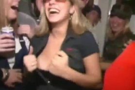 Jenn Bonner flashes her surprisingly big titties