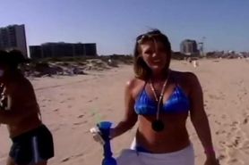 Kim Dixon Tippin flashes her tits for the GGW cover