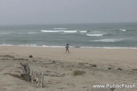 On the beach
