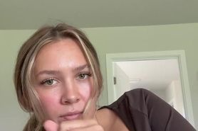 Handjob from girlfriend