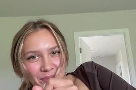 Handjob from girlfriend