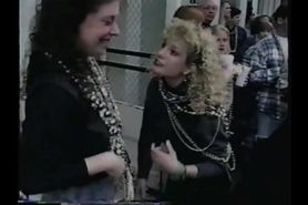 Karen kanakis flashes her pretty pale titties at mardi 
