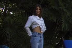 Cute Girl Fucking Poolside