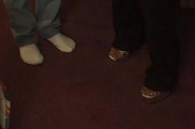 Two Asian Chicks and a Cock