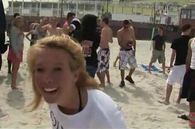 Elise Danielle Yoder flashing tits and shaking her ass