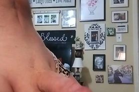 My Leopard Panty Loving Cock