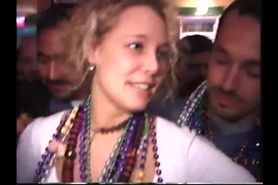 Judge Stacey Lett showing her tits at mardi gras