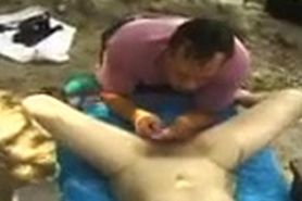 Diana Roth tattoo hairy MILF with white stud