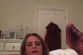 Sexy UK Chav masturbates