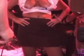 Sara Zeoli Logsdon proudly showing those big tits