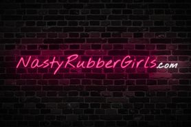 two Ladys in Latex Have Fun