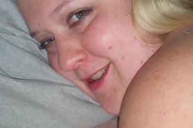 Stretching Graces Asshole While She Sucks Dick