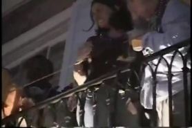Andrea Gomez Kerr flashing and titty suck at mardi gras