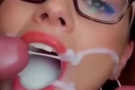 Busty JenKowski bukkake cumslut