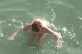 Public Beach Masturbating hot vacation