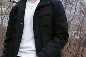 a hot gay twink cum outside 1047
