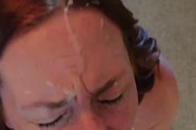 Great cumshot while masturbating