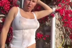 CJ Perry Showering