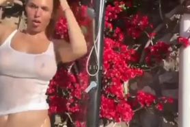 CJ Perry Showering