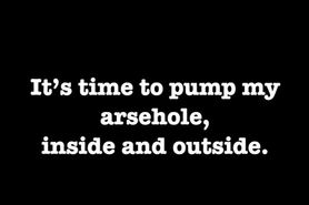 Pumping my anus to cause a prolapse